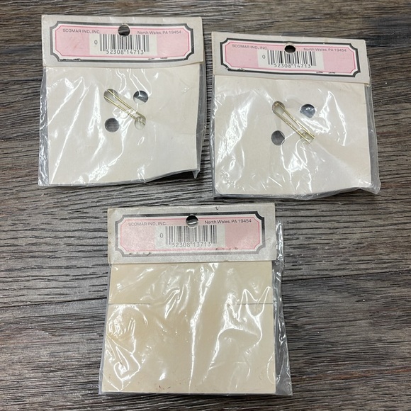 Vintage HAIRCRAFT Comb and Barrettes - Hair Clips NWT Hawaiian Print Design - Picture 8 of 16